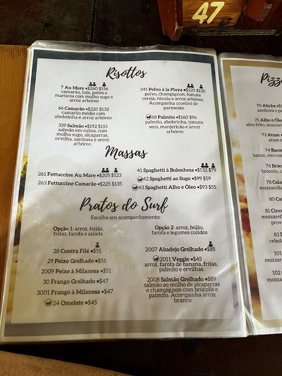 Padang Restaurante e Pizzaria Menu - Image 1